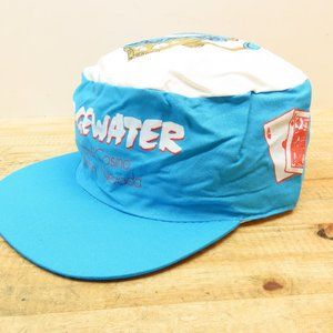 Edgewater Casino Laughlin Nevada Vintage 80s Light Blue Snapback Hat